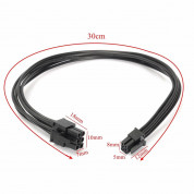 Mini 6-Pin to PCI-E 6PIN Graphics Video Card Power Cable Cord For Apple Mac G5 and Apple Mac Pro 4