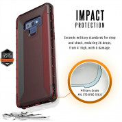 Urban Armor Gear Plyo Case - удароустойчив хибриден кейс за Samsung Galaxy Note 9 (червен) 3