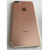 Apple iPhone 7 Plus Battery (Back) Cover - оригинален заден панел с on/off бутон и Lightning порт за iPhone 7 Plus (розово злато) 1