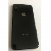 Apple iPhone X Backcover Full Assembly - оригинален резервен заден капак заедно с Lightning порт, безжично зареждане и бутони (тъмносив) 1