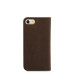 Knomo Premium Folio Case - кожен (естествена кожа) калъф за за iPhone 8, iPhone 7 (кафяв) 6