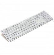 Matias Backlit Wireless Aluminum Keyboard with Numeric Keypad - качествена алуминиева безжична клавиатура с подсветка (сребрист)  4