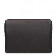 Knomo Barbican Leather Laptop Sleeve 13 inch - black