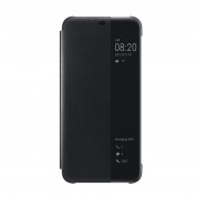 Huawei Smart View Cover - оригинален кожен калъф за Huawei Mate 20 Lite (черен)