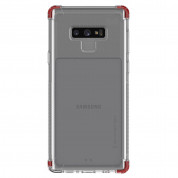 Ghostek Covert 2 Case  - хибриден удароустойчив кейс за Samsung Galaxy Note 9 (прозрачен-червен) 1