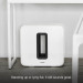Sonos Sub Gloss Wireless Subwoofer - безжичен субуфер (бял) 4