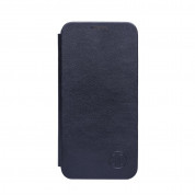 JT Berlin Folio Case - хоризонтален кожен (веган кожа) калъф тип портфейл за Blackberry KEYone (черен)