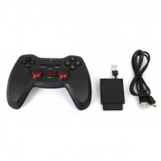 Varr Gamepad Siege 3 in 1 PS3/PS2/PC Wireless - безжичен геймпад за PS3, PS2 и PC (черен) 2