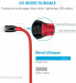 Anker Powerline+ Nylon Lightning cable 1.8m - сертифициран Lightning кабел за iPhone, iPad и iPod с Lightning (1.8 м) (червен) 2