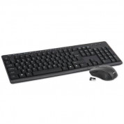 Omega Keyboard US Plus Mouse M-Media W-Less Set 2.4GHZ - комплект безжични клавиатура и мишка