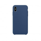 SDesign Silicone Original Case for iPhone XS, iPhone X (cobalt)