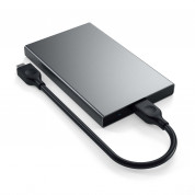 Satechi USB-C HDD/SSD Aluminum Enclosure - външна кутия с USB-C за 2.5 инчови HDD/SSD дискове (тъмносив) 1