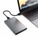 Satechi USB-C HDD/SSD Aluminum Enclosure - външна кутия с USB-C за 2.5 инчови HDD/SSD дискове (тъмносив) 3