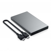 Satechi USB-C HDD/SSD Aluminum Enclosure - външна кутия с USB-C за 2.5 инчови HDD/SSD дискове (тъмносив) 3