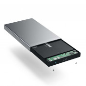 Satechi USB-C HDD/SSD Aluminum Enclosure - външна кутия с USB-C за 2.5 инчови HDD/SSD дискове (тъмносив) 4