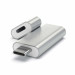 Satechi USB-C МicroSD/SD Card Reader - четец за microSD и SD карти памет за мобилни устройства (сребрист) 4