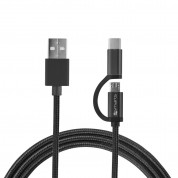 4smarts Car-Bundle Hybrid 15.5W with 2in1 ComboCord Cable 150cm (black) 5