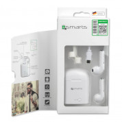 4smarts True Wireless Stereo Headset Eara TWS - безжични Bluetooth слушалки с микрофон за мобилни устройства (бял) 8