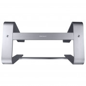 Macally Aluminium Laptop Stand - преносима алуминиева поставка за MacBook и лаптопи (тъмносива) 4
