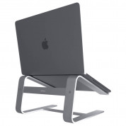 Macally Aluminium Laptop Stand - преносима алуминиева поставка за MacBook и лаптопи (тъмносива) 2