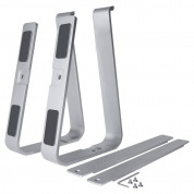 Macally Aluminium Laptop Stand - преносима алуминиева поставка за MacBook и лаптопи (тъмносива) 7