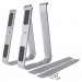 Macally Aluminium Laptop Stand - преносима алуминиева поставка за MacBook и лаптопи (тъмносива) 8
