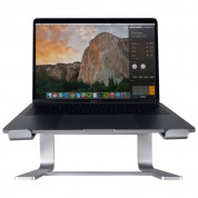 Macally Aluminium Laptop Stand - преносима алуминиева поставка за MacBook и лаптопи (тъмносива)