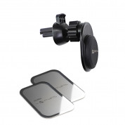 4smarts Car Vent Holder UltiMAG VENTMAG Plus - магнитна поставка за радиатора на кола за iPhone и смартфони (черен) 2