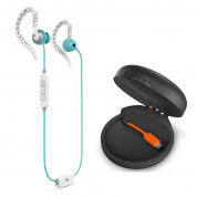 JBL Focus 700 - безжични спортни слушалки с микрофон и управление на звука за iPhone, iPod и iPad и мобилни устройства (бял)
