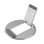 4smarts Foldable Aluminum Stand - преносима алуминиева поставка за смартфони и таблети до 10.5 инча (сребрист) 1