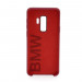 BMW Signature Silicone Hard Case - твърд силиконов кейс за Samsung Galaxy S9 Plus (червен) 2