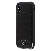 Mercedes-Benz Wave III Genuine Leather Hard Case for iPhone XS, iPhone X