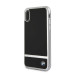 BMW Signature Aluminium Stripe Silicone Hard Case - твърд силиконов кейс за iPhone XS, iPhone X (черен) 2