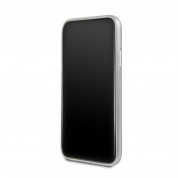 BMW Signature Aluminium Stripe Silicone Hard Case - твърд силиконов кейс за iPhone XS, iPhone X (черен) 4
