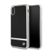 BMW Signature Aluminium Stripe Silicone Hard Case - твърд силиконов кейс за iPhone XS, iPhone X (черен) 1