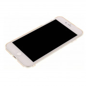 Guess Aztec Soft TPU Case - дизайнерски термополиуретанов кейс за iPhone 8 Plus, iPhone 7 Plus, iPhone 6S Plus, iPhone 6 Plus (прозрачен-златист) 2