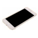 Guess Aztec Soft TPU Case - дизайнерски термополиуретанов кейс за iPhone 8 Plus, iPhone 7 Plus, iPhone 6S Plus, iPhone 6 Plus (прозрачен-златист) 3