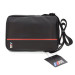 BMW Carbon Inspiration Tablet Bag - дизайнерска чанта с презрамка за таблети до 10.2 инча (черен-червен) 3