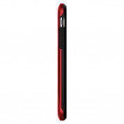 Spigen Reventon Case - хибриден удароустойчив кейс и 2 броя стъклено покритие за iPhone XS, iPhone X (черен-червен) 7