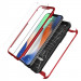 Spigen Reventon Case - хибриден удароустойчив кейс и 2 броя стъклено покритие за iPhone XS, iPhone X (черен-червен) 9