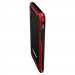 Spigen Reventon Case - хибриден удароустойчив кейс и 2 броя стъклено покритие за iPhone XS, iPhone X (черен-червен) 5
