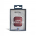 Krusell Sunne Leather Case - кожен кейс (ествествена кожа) за Apple Airpods (червен) 5