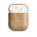 Krusell Sunne Leather Case - кожен кейс (ествествена кожа) за Apple Airpods (кафяв) 1