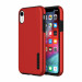 Incipio DualPro Case - удароустойчив хибриден кейс за iPhone XR (червен) 1