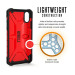 Urban Armor Gear Plasma - удароустойчив хибриден кейс за iPhone XR (червен) 8