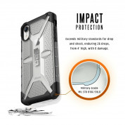 Urban Armor Gear Plasma - удароустойчив хибриден кейс за iPhone XR (прозрачен) 6