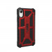 Urban Armor Gear Monarch Case - удароустойчив хибриден кейс за iPhone XR (червен-черен) 3