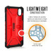 Urban Armor Gear Plasma - удароустойчив хибриден кейс за iPhone XS Max (червен) 8