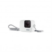 GoPro Sleeve + Lanyard - силиконов калъф с връзка за GoPro камери (бял)