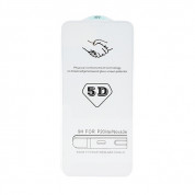 Premium Full Glue 5D Tempered Glass - обхващащо и ръбовете стъклено защитно покритие за дисплея на Huawei P20 Lite (прозрачен)